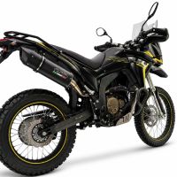 Esapament GPR compatibil cu Voge 300Rally 2025 Evacuare slip-on omologata, inclusiv db killer detașabil, cot de legătură și catalizator,Furore Nero