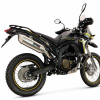 Esapament GPR compatibil cu Voge 300Rally 2025 Evacuare slip-on omologata, inclusiv db killer detașabil, cot de legătură și catalizator,Furore-X Inox