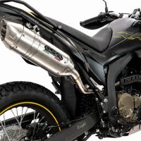 Esapament GPR compatibil cu Voge 300Rally 2025 Evacuare slip-on omologata, inclusiv db killer detașabil, cot de legătură și catalizator,Furore-X Inox