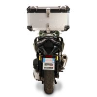 Top case GPR TECH  Voge SR 450 X 2026/2027 e5 plus Topcase din aluminiu, culoare argintie, inclusiv portbagaj și placă specifică Capacitate 45 litri.