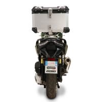Top case GPR TECH  Voge SR 450 X 2026/2027 e5 plus Topcase din aluminiu, culoare argintie, inclusiv portbagaj și placă specifică Capacitate 35 litri.