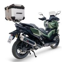 Top case GPR TECH  Voge SR 450 X 2026/2027 e5 plus Topcase din aluminiu, culoare argintie, inclusiv portbagaj și placă specifică Capacitate 26 litri.