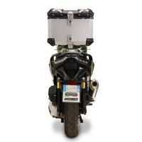Top case GPR TECH  Voge SR 450 X 2026/2027 e5 plus Topcase din aluminiu, culoare argintie, inclusiv portbagaj și placă specifică Capacitate 26 litri.