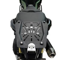 Top case GPR TECH  Voge SR 450 X 2026/2027 e5 plus Topcase din aluminiu, culoare neagră, inclusiv portbagaj și placă specifică Capacitate 26 litri.