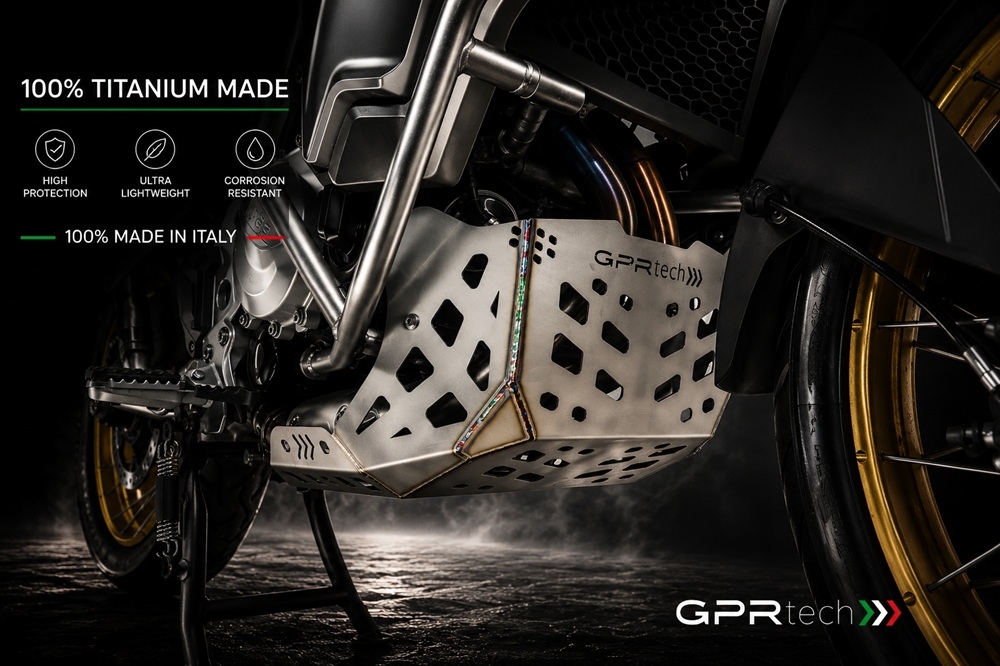 GPR TECH compatible with  Voge 900DSX 2024/2025 e5 GPR TECH Titanium Skid plate 