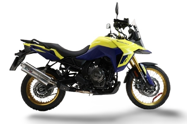 Esapament GPR compatibil cu Suzuki V-STROM DL 800 DE - SE 2023 Evacuare slip-on omologata, inclusiv db killer detașabil și cot de legătură,Trioval