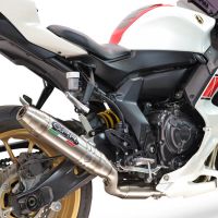 Esapament GPR compatibil cu Yamaha YZF R7 2021 Sistem complet de evacuare legal pentru țările din Marea Britanie și din afara UE, inclusiv db killer detașabil,Deeptone Inox
