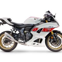 Esapament GPR compatibil cu Yamaha YZF R7 2021 Sistem complet de evacuare Racing, inclusiv db killer detașabil,GP-Revo Titanium