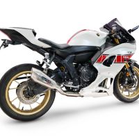 Esapament GPR compatibil cu Yamaha YZF R7 2021 Sistem complet de evacuare Racing, inclusiv db killer detașabil,GP-Revo Titanium