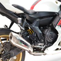 Esapament GPR compatibil cu Yamaha YZF R7 2021 Sistem complet de evacuare Racing, inclusiv db killer detașabil,GP-Revo Titanium