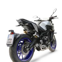 Esapament GPR compatibil cu Yamaha XSR900 2016 Sistem complet de evacuare Racing, inclusiv db killer detașabil,M3 Black Titanium