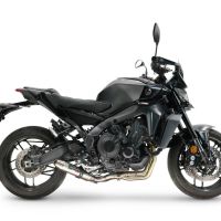 Esapament GPR compatibil cu Yamaha Mt-09 2025 Sistem complet de evacuare Racing, inclusiv db killer detașabil,Deeptone Inox
