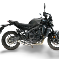 Esapament GPR compatibil cu Yamaha Mt-09 2021 Sistem complet de evacuare Racing, inclusiv db killer detașabil,Deeptone Inox