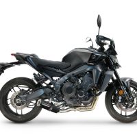 Esapament GPR compatibil cu Yamaha Mt-09 2025 Sistem complet de evacuare de curse, inclusiv db killer/parascântei detașabil,M3 Black Titanium