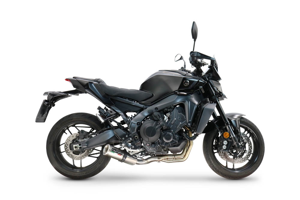 GPR exhaust compatible with Yamaha Mt-09 2021-2024, M3 Inox , Racing full system exhaust, including removable db killer 