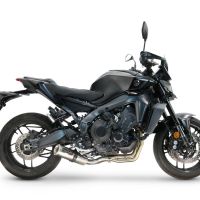 GPR exhaust compatible with Yamaha Mt-09 2021-2024, M3 Inox , Racing full system exhaust, including removable db killer 