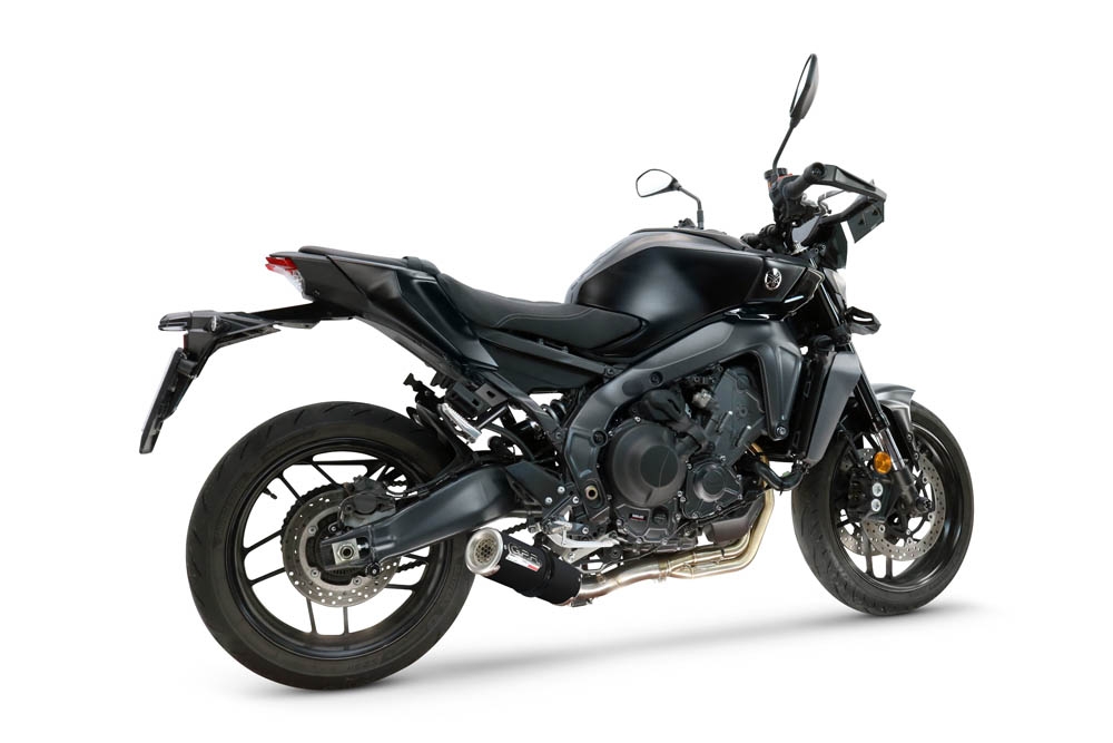 Esapament GPR compatibil cu Yamaha Mt-09 2025 Sistem complet de evacuare de curse, inclusiv db killer/parascântei detașabil,M3 Black Titanium