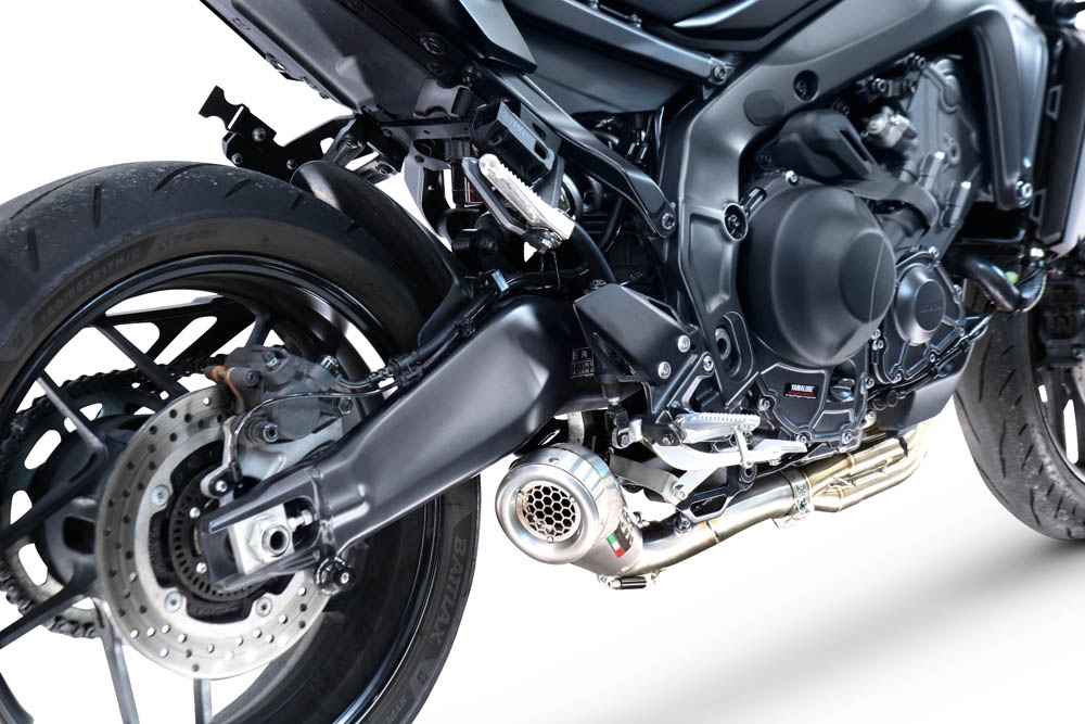 GPR exhaust compatible with Yamaha Mt-09 2025-2026, Powercone Evo, Racing full system exhaust, including removable db killer 