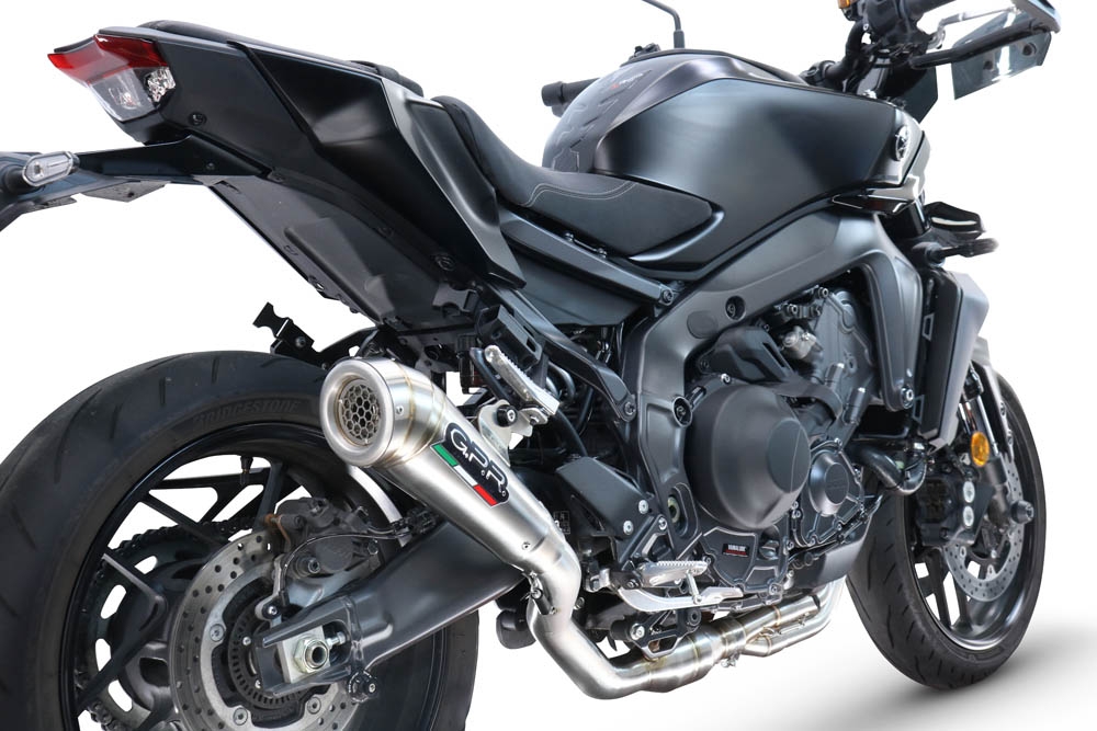 GPR exhaust compatible with Yamaha Mt-09 2025-2026, Powercone Evo, Racing full system exhaust, including removable db killer 