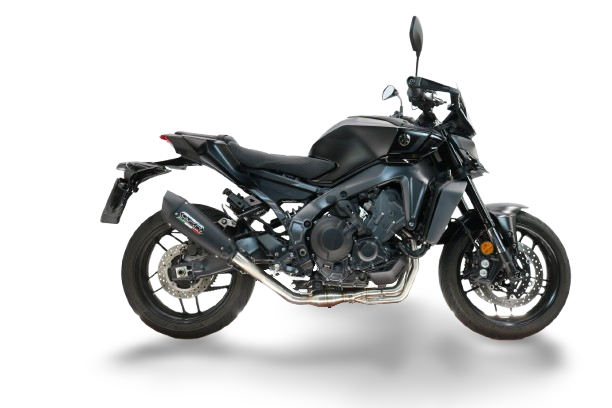 Esapament GPR compatibil cu Yamaha Mt-09 2021 Amortizor omologat pentru zgomot, inclusiv linie completă, db killer și catalizator conform pentru inspecție,GP-Revo Titanium