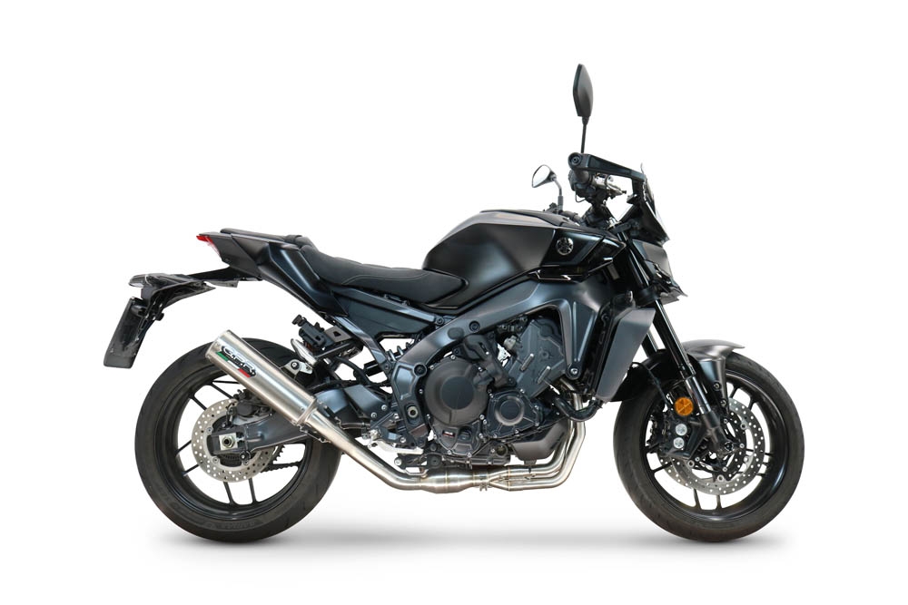 Esapament GPR compatibil cu Yamaha Mt-09 2025 Sistem complet de evacuare Racing, inclusiv db killer detașabil,M3 Inox 