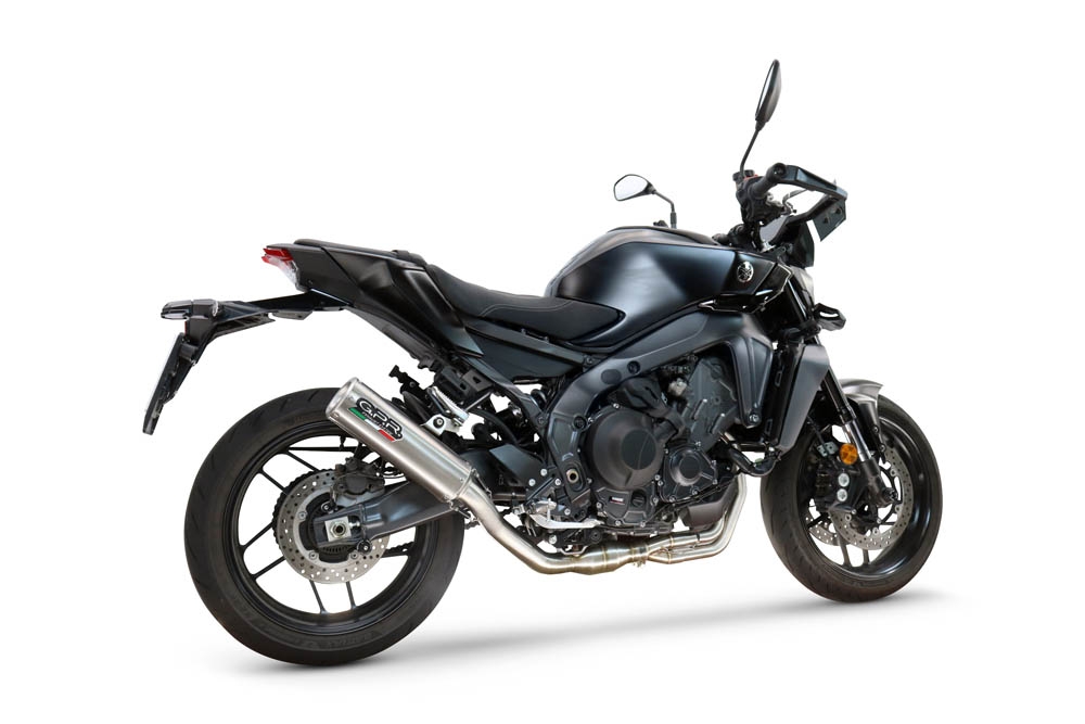 Esapament GPR compatibil cu Yamaha Mt-09 2025 Sistem complet de evacuare Racing, inclusiv db killer detașabil,M3 Inox 