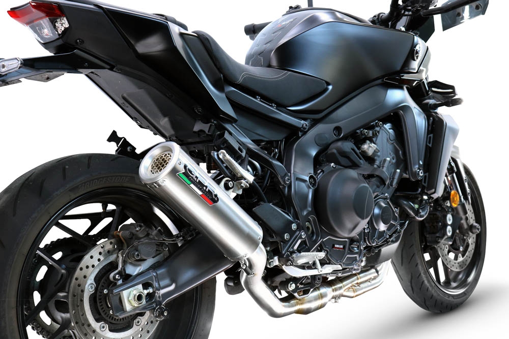 Esapament GPR compatibil cu Yamaha Mt-09 2025 Sistem complet de evacuare Racing, inclusiv db killer detașabil,M3 Inox 