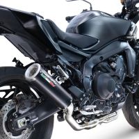 Esapament GPR compatibil cu Yamaha Mt-09 2025 Sistem complet de evacuare legal omologat, inclusiv db killer și catalizator detașabil,M3 Black Titanium