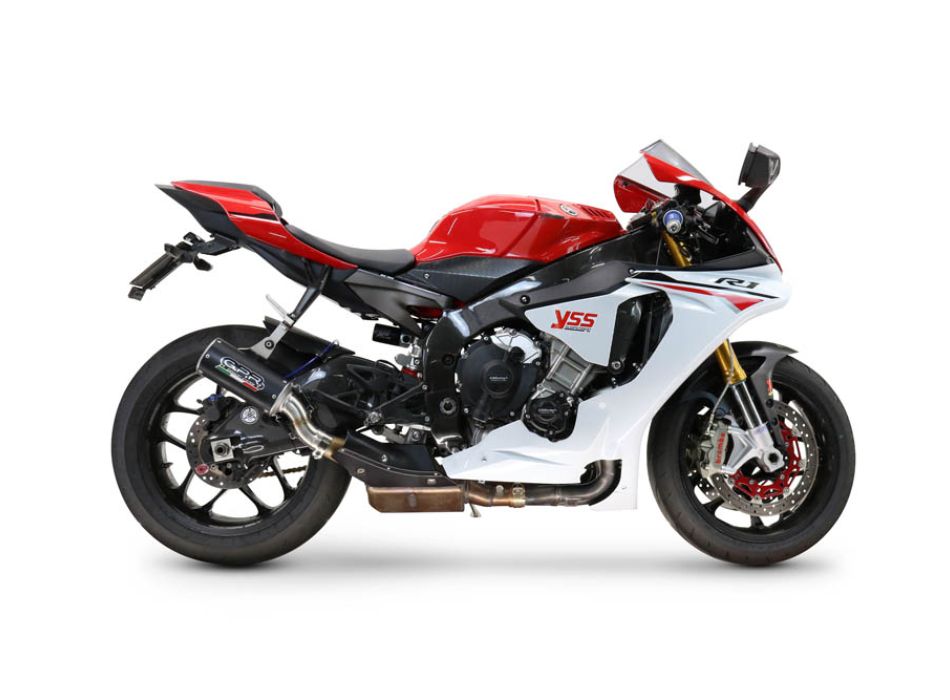 GPR exhaust compatible with Yamaha Yzf R1-R1-M 2020-2025, M3 Black ...