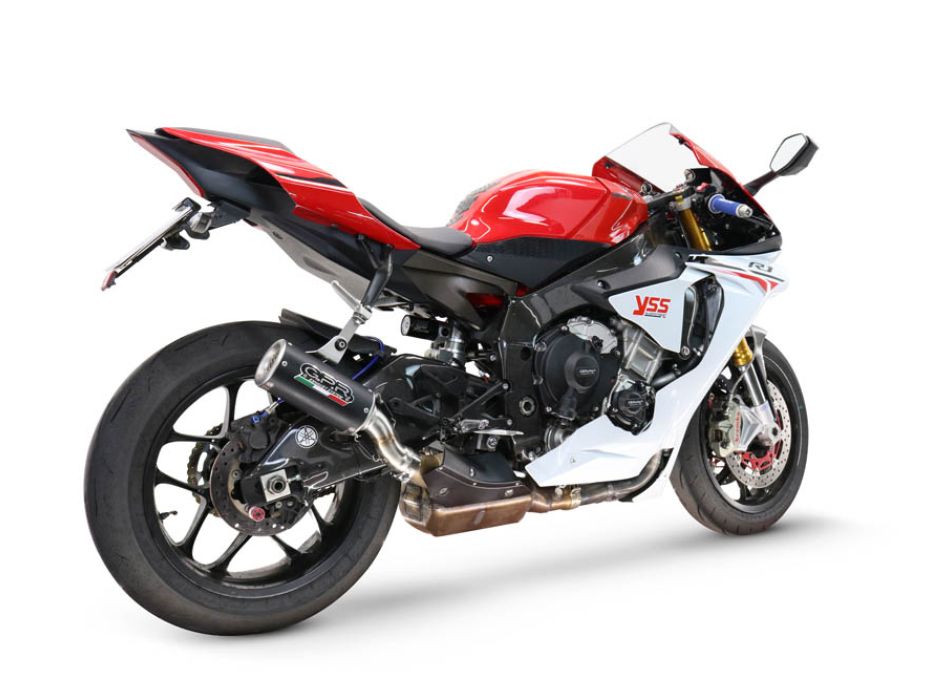 GPR exhaust compatible with Yamaha Yzf R1-R1-M 2020-2025, M3 Black ...