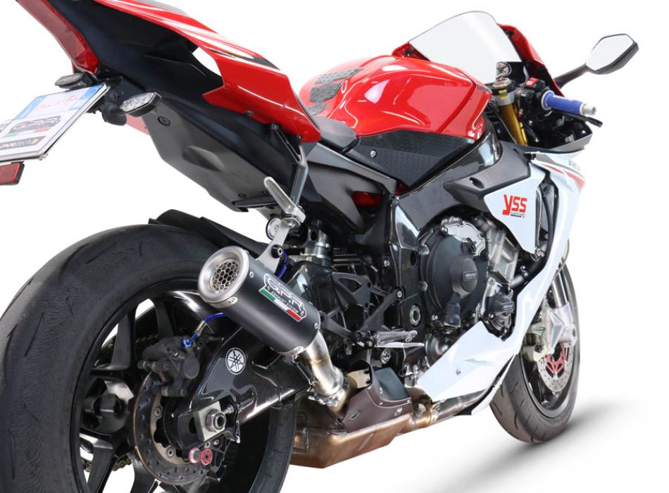 GPR exhaust compatible with Yamaha Yzf R1-R1-M 2020-2025, M3 Black ...