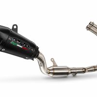 Esapament GPR compatibil cu Yamaha YZF R7 2021 Sistem complet de evacuare legal omologat, inclusiv db killer și catalizator detașabil,GP-Revo Black Titanium