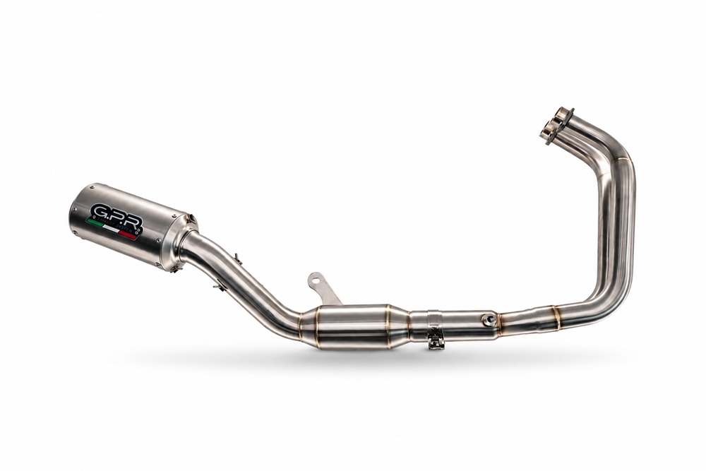 Esapament GPR compatibil cu Yamaha YZF R7 2021 Sistem complet de evacuare legal omologat, inclusiv db killer și catalizator detașabil,M3 Inox 