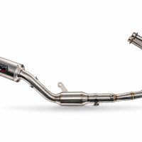Esapament GPR compatibil cu Yamaha YZF R7 2021 Sistem complet de evacuare legal omologat, inclusiv db killer și catalizator detașabil,M3 Inox 