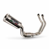 Esapament GPR compatibil cu Yamaha YZF R7 2021 Sistem complet de evacuare legal omologat, inclusiv db killer și catalizator detașabil,M3 Inox 