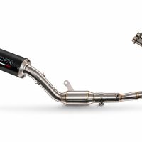 Esapament GPR compatibil cu Yamaha YZF R7 2021 Sistem complet de evacuare legal omologat, inclusiv db killer și catalizator detașabil,M3 Black Titanium