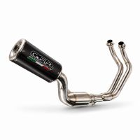 Esapament GPR compatibil cu Yamaha YZF R7 2021 Sistem complet de evacuare legal omologat, inclusiv db killer și catalizator detașabil,M3 Black Titanium