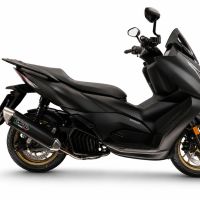 Esapament GPR compatibil cu Zontes M 125 2022 Sistem complet de evacuare legal omologat, inclusiv db killer detașabil,Furore-X Scooter