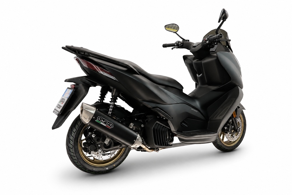 Esapament GPR compatibil cu Zontes M 125 2022 Sistem complet de evacuare legal omologat, inclusiv db killer detașabil,Furore-X Scooter