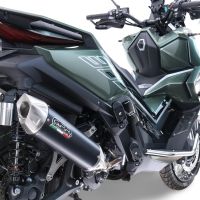 GPR exhaust compatible with  Zontes 365G 2024-2026, Furore-X Scooter, Racing slip-on exhausts including link pipe and removable db killer
