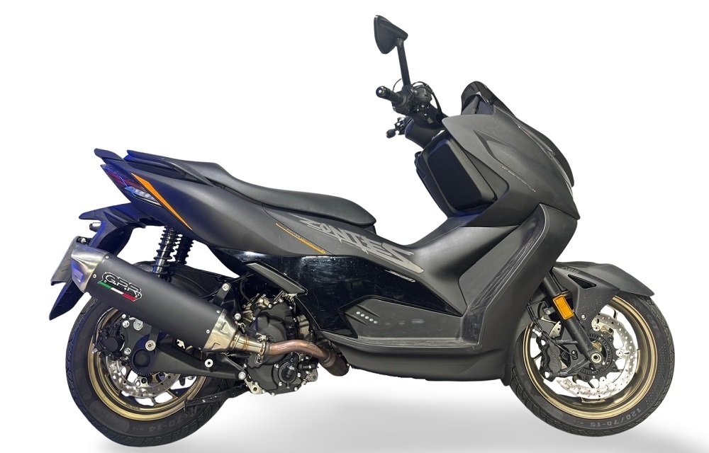   Zontes 365D 2024 Evacuare slip-on legală pentru piețele din Marea Britanie și din afara UE, inclusiv coturi de legătură și db killer detașabil,Furore-X Scooter
