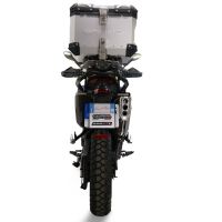 TECH ile uyumlu  Zontes 703 F 2025/2026 Zilver Topcase din aluminiu, culoare argintie, cu placă specifică inclusă Capacitate 35 litri.
