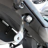 GPR exhaust compatible with Zontes 703 F 2025-2026, Hyper Sonic Black Titanium, Homologated legal slip-on exhaust including removable db killer and link pipe 