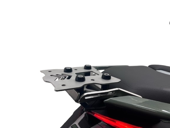 Arka raf GPR TECH ile uyumlu  Zontes 368 G 2025/2026 Zwart Portbagaj spate specific pentru Top Case ALPITECH 26 > 35 LT Portbagaj spate, din oțel inoxidabil, cu 4 puncte de ancorare