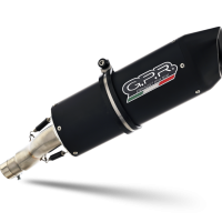 Exhaust compatible with Ktm Enduro 690 R 2007-2016, Furore Nero, Homologated legal full system exhaust, including removable db killer
