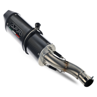 Esapament GPR compatibil cu Honda Cbr 1000 Rr 2014 Evacuare slip-on de curse, inclusiv cot de legătură,Furore Poppy
