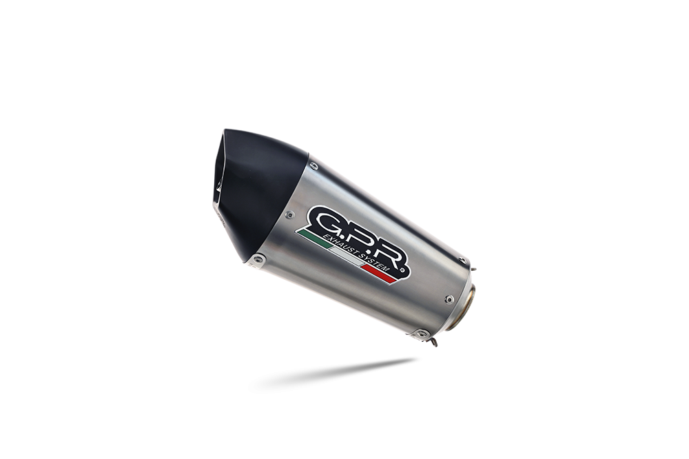 Exhaust compatible with Aprilia RS 457 2024-2025, Gpe Ann. titanium, Racing full system exhaust, including removable db killer