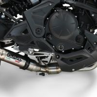 Esapament GPR compatibil cu Kawasaki Versys 650 2023  Sistem complet de evacuare Racing,Deeptone Inox