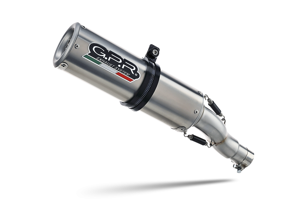 Exhaust compatible with Suzuki Sv 650 - S 1999-2002, M3 Inox , Homologated legal mid-full system exhaust including removable db killer