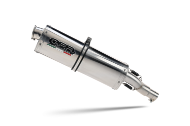 Exhaust compatible with Suzuki Sv 650 - S 1999-2002, Trioval, Homologated legal mid-full system exhaust including removable db killer